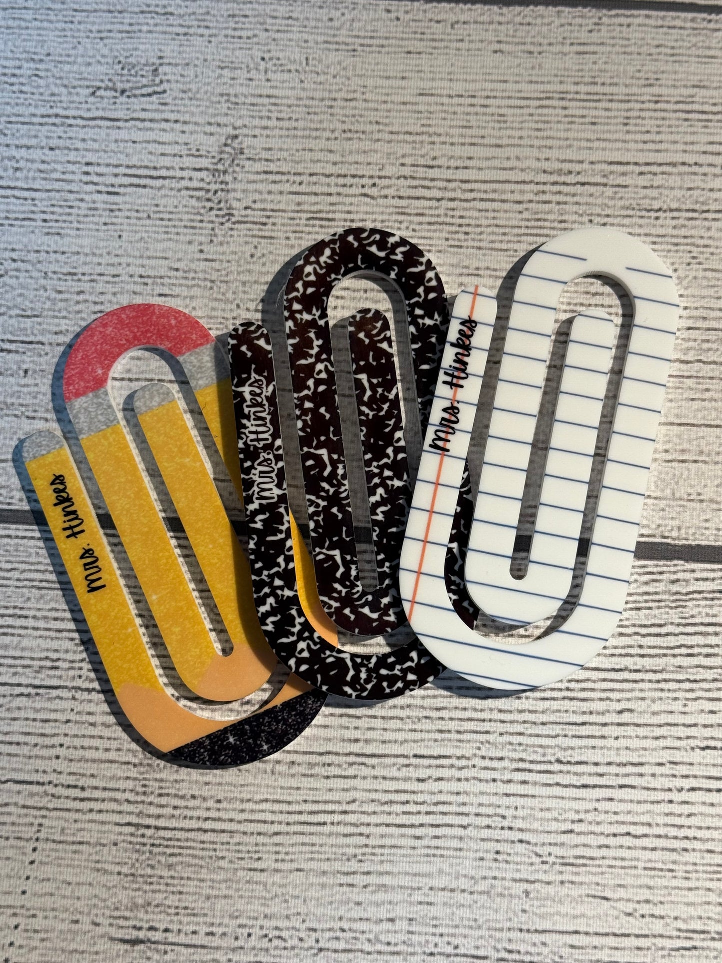Jumbo Paper Clips for Teachers; Personalized Teacher Gift; Back to School Gift; Teacher Appreciation Bookmark (Copy)