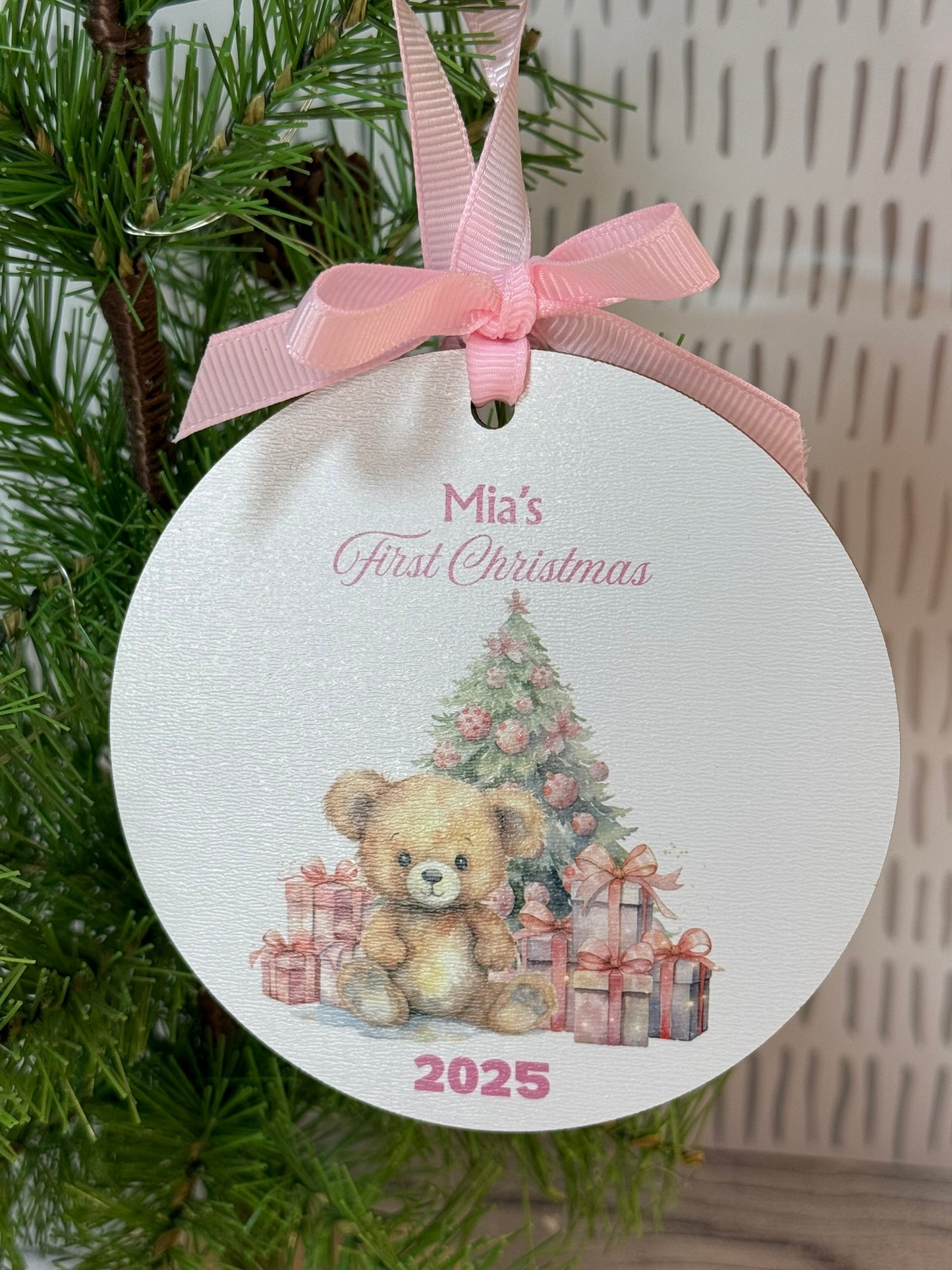 Personalized Baby's First Christmas Ornament; Baby Boy Ornament; Baby Girl Newborn Gift; Baby Stocking Stuffer