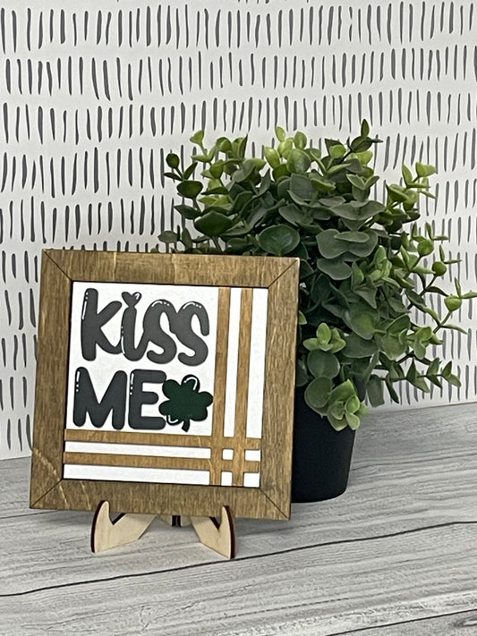 Kiss Me- St. Patrick’s Day Interchangeable Tile