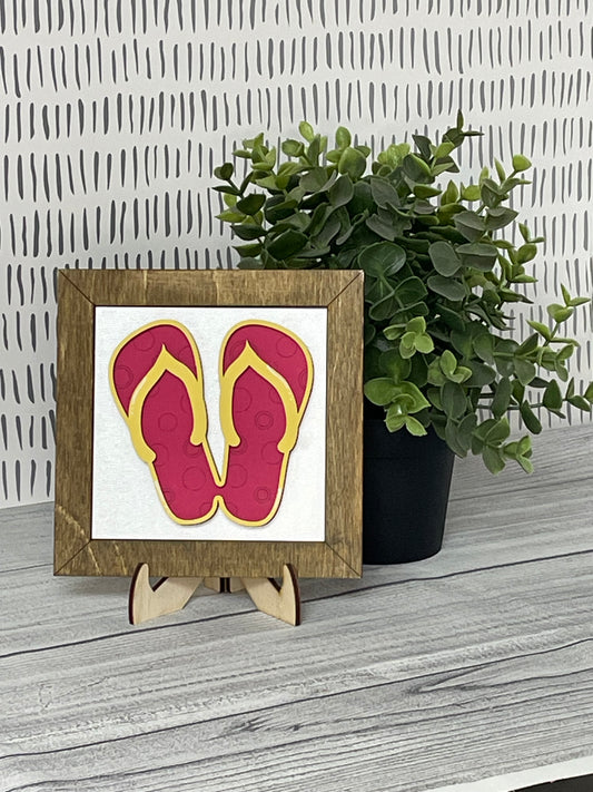 Flip Flops- Summer Interchangeable Tile