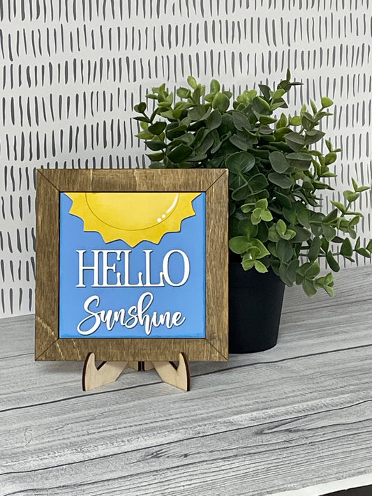 Hello Sunshine- Summer Interchangeable Tile
