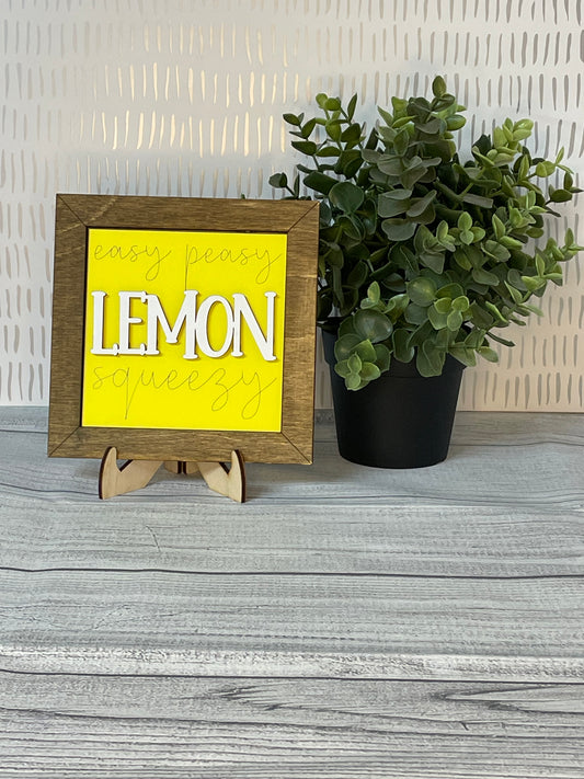 Easy Peasy- Lemon Interchangeable Tiles