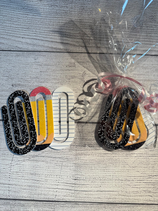 Jumbo Paper Clips for Teachers; Personalized Teacher Gift; Back to School Gift; Teacher Appreciation Bookmark (Copy)