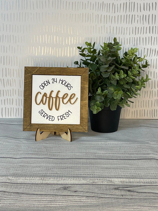 Coffee 24hrs - Coffee Interchangeable Tiles