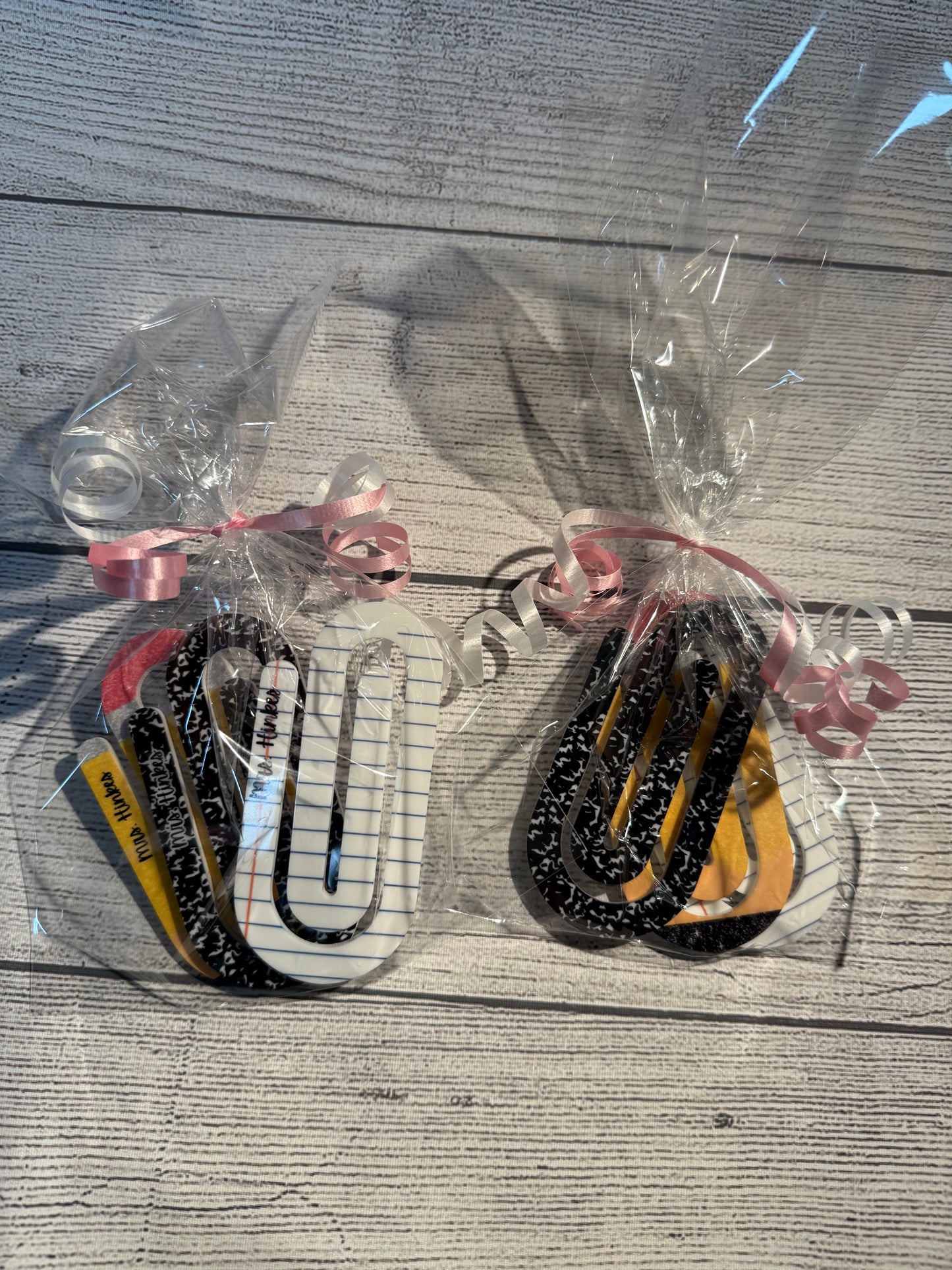 Jumbo Paper Clip Set for Teachers; Personalized Teacher Gift; Back to School Gift; Teacher Appreciation Bookmark