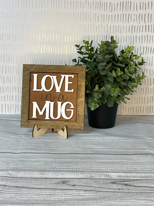 Love in a Mug- Coffee Interchangeable Tiles