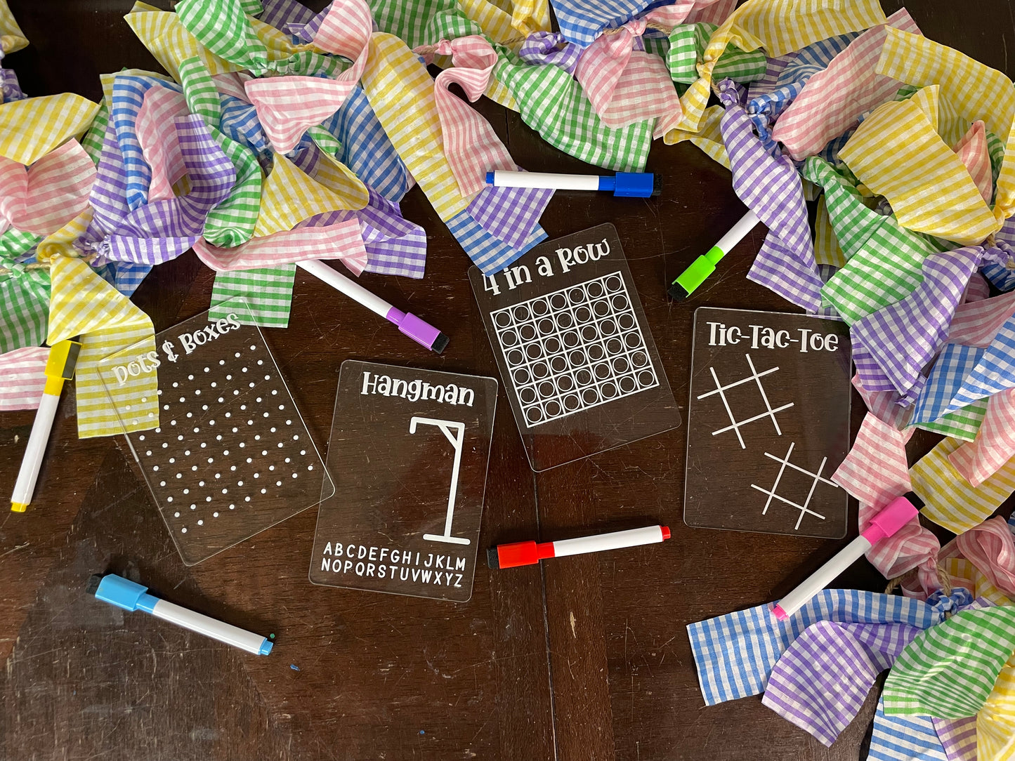 Reusable Dry Erase Travel Board Game For Kids