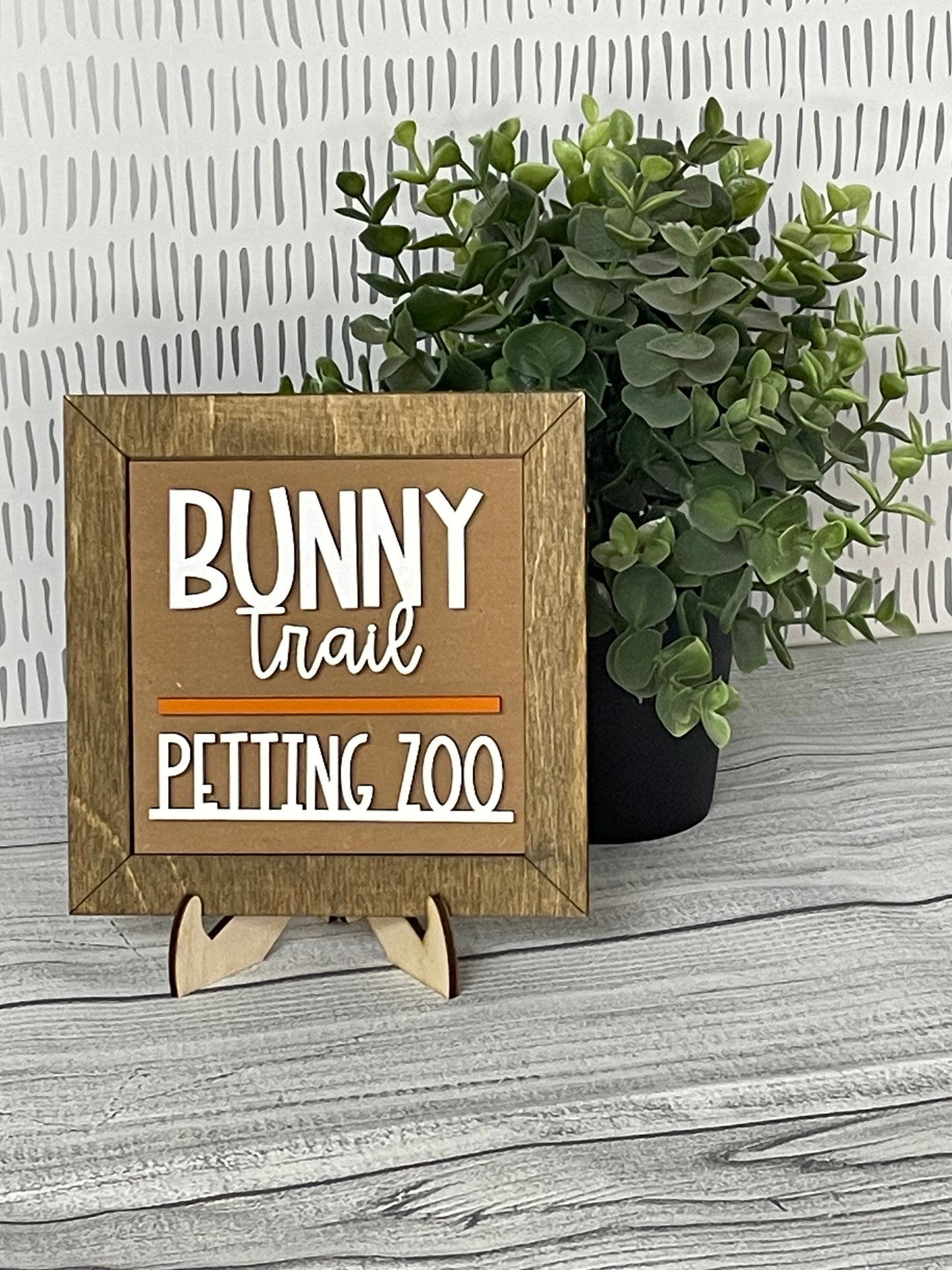 Bunny Trail Petting Zoo- Easter Interchangeable Tile