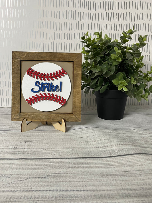 Strike- Baseball Interchangeable Tiles