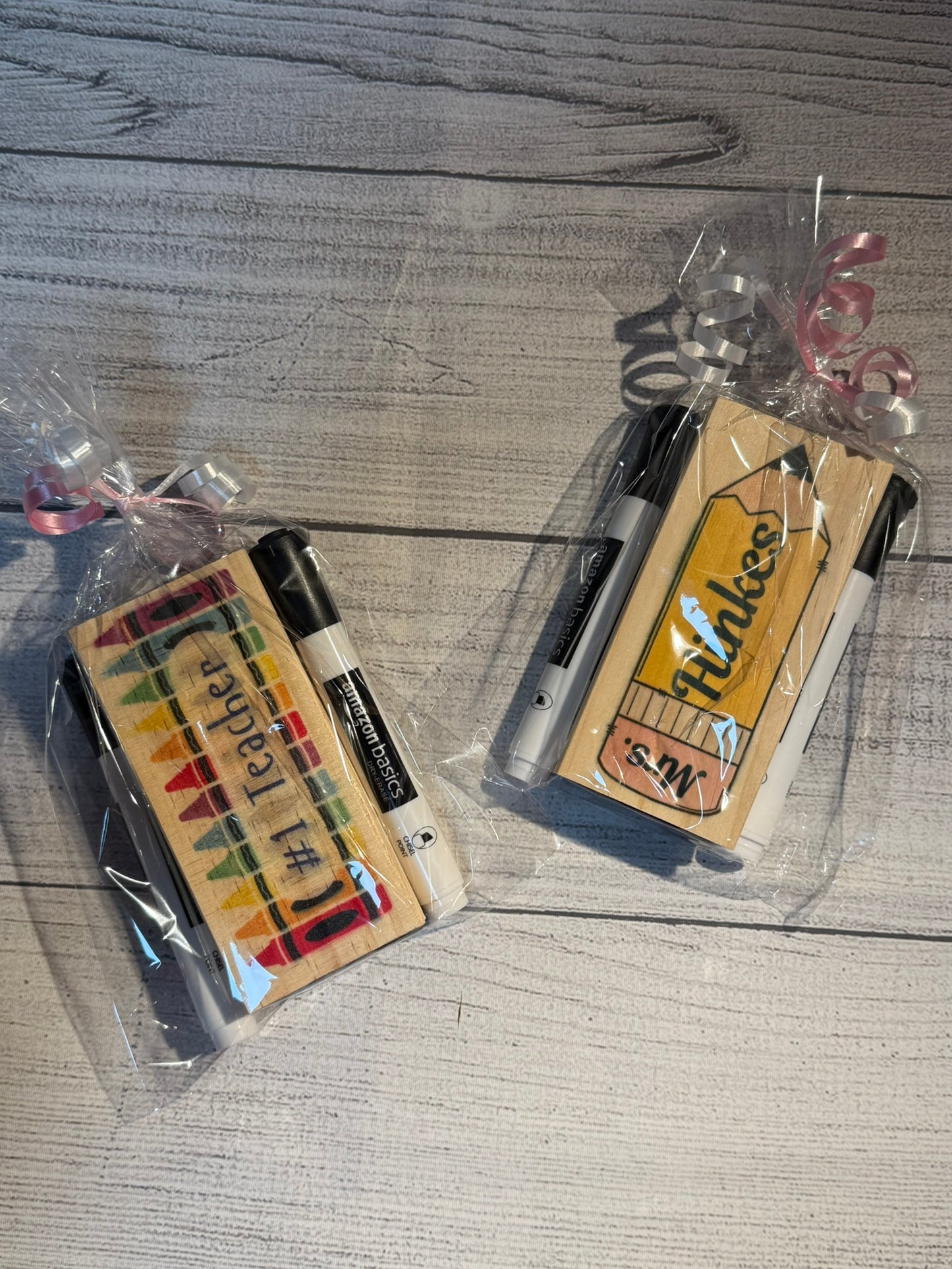 Personalized Teacher Whiteboard Eraser Gift Set; Teacher Gift; Back to School Teacher Gift; Teacher Appreciation Gift