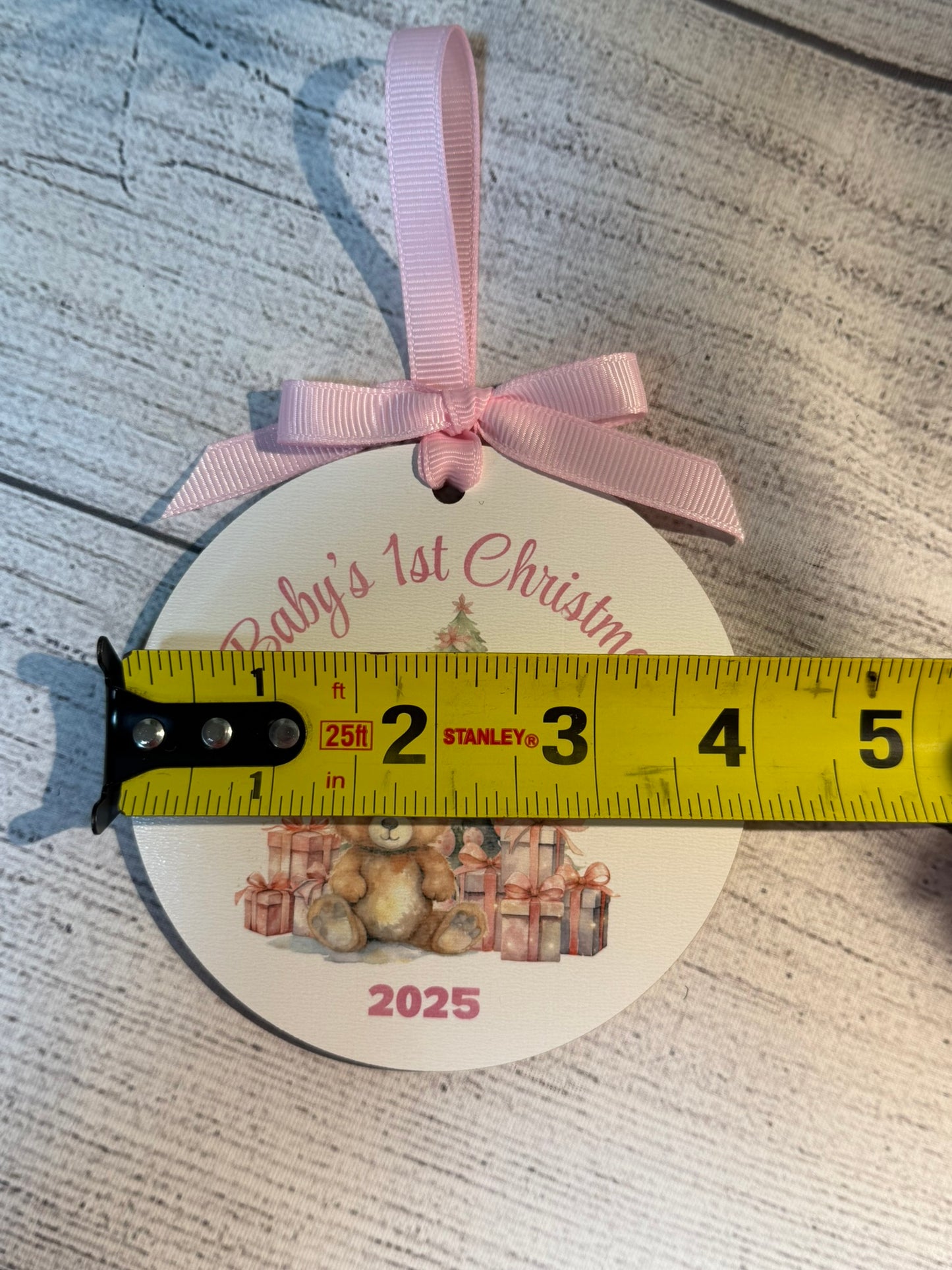 Personalized Baby's First Christmas Ornament; Baby Boy Ornament; Baby Girl Newborn Gift; Baby Stocking Stuffer
