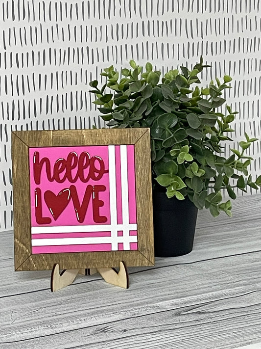 Hello Love- Valentine's Day Interchangeable Tile