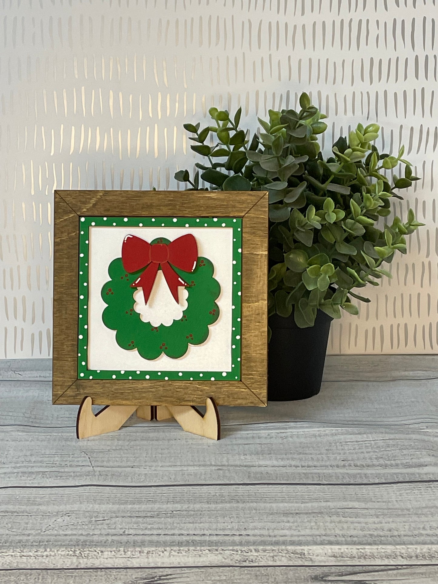 Wreath- Christmas Interchangeable Tiles