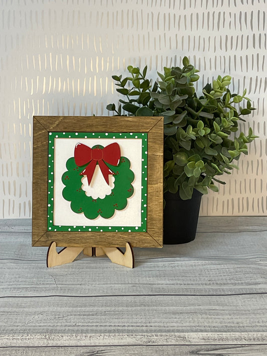 Wreath- Christmas Interchangeable Tiles