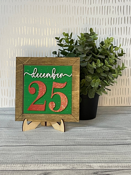 December 25th- Christmas Interchangeable Tiles