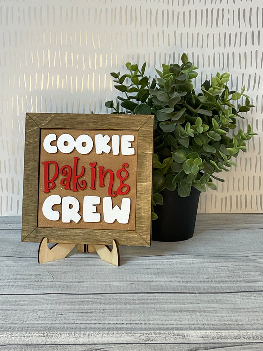 Cookie Baking Crew- Christmas Interchangeable Tiles