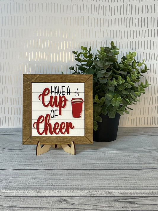 Have a Cup of Cheer- Christmas Interchangeable Tiles