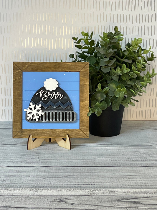 Winter Hat-  Winter Interchangeable Tiles