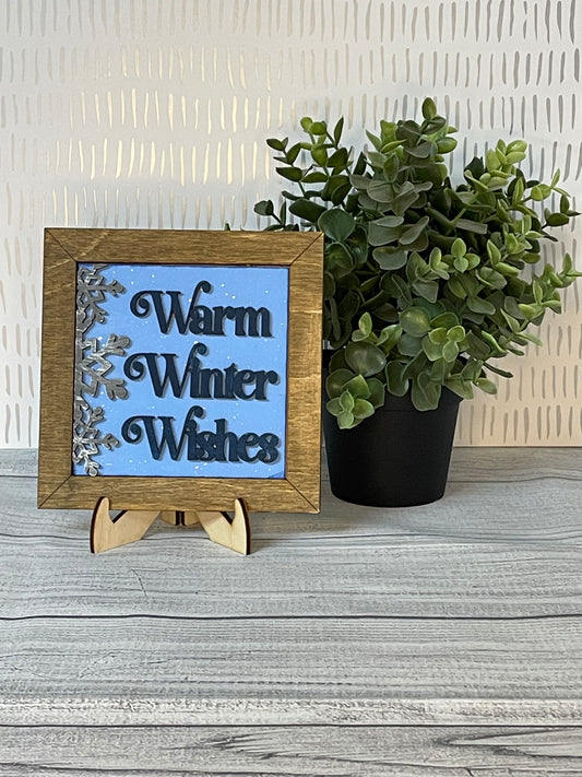 Warm Winter Wishes-  Winter Interchangeable Tiles