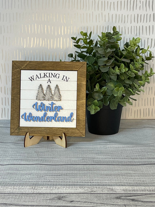 Walking in a Winter Wonderland-  Winter Interchangeable Tiles