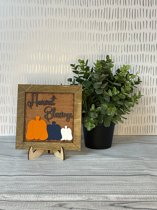 Harvest Blessings-  Fall Interchangeable Tiles