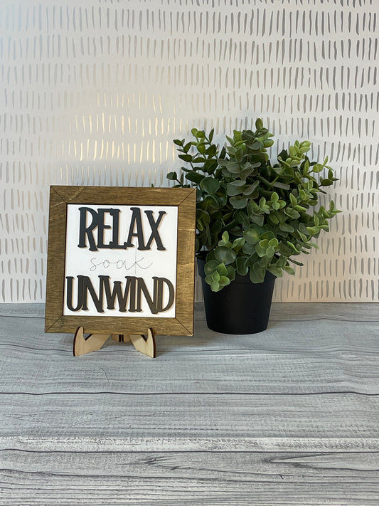 Relax Unwind-  Home Interchangeable Tiles